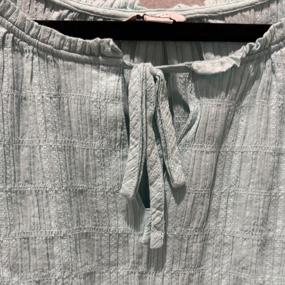 🌿 Est. 1946 (Cato) Mint Green Short Sleeve Cotton Top – Size L 🌿 - Picture 4 of 6